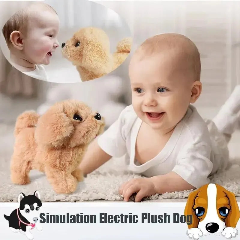 Smart Walking Plush Dog